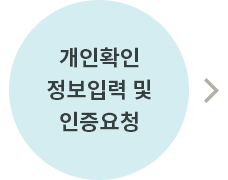 개인확인 정보입력 및 인증요청